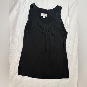 LOFT Elegant Black Tank Top size small
